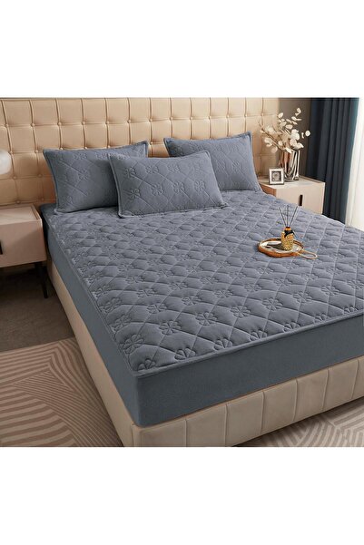 FANE Bed Cover with Elastic 180x200x20 cm + 2 Pillowcases 50x70 cm – Cocolino Material