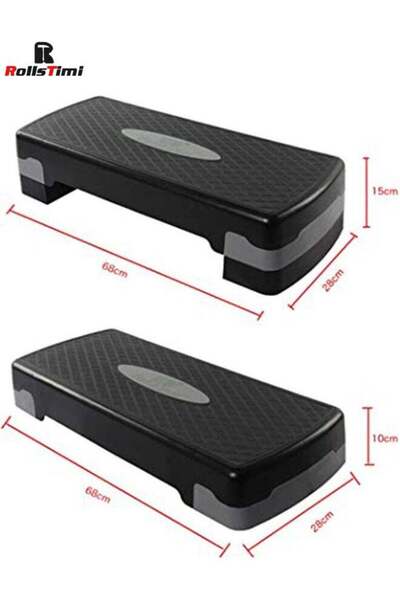 GENERIC4 Aerobic Stepper Exercise Platform Adjustable - Home Gym Stepper