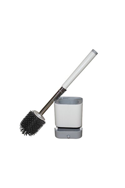 WDA فرشاة حمام سيليكون مع حامل - مجموعة تنظيف الحمام الصحية