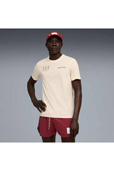 Puma Ss Unisex Cream T-Shirt