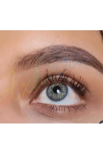 Axhara Newyork Zenith Gray Gri Renkli Göz Lensi Kirpik Yıllık