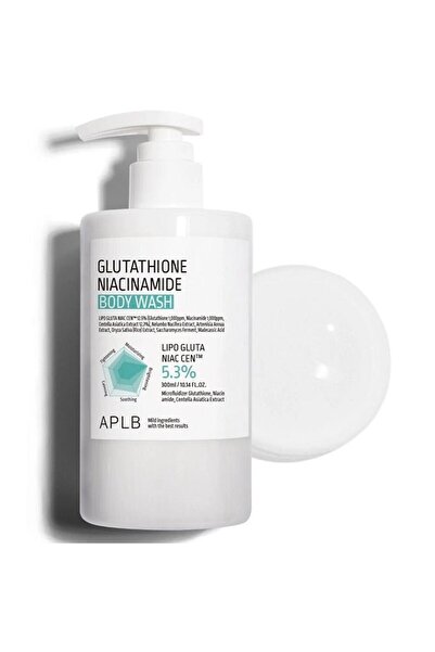 APLB Gel de duș cu glutation și niacinamidă - Gel de duș iluminator și hidratant