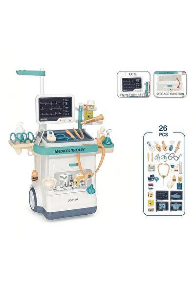 AT Performance Σετ Γιατρού με Τρόλεϊ – Εκπαιδευτικό Παιχνίδι 26 Τεμαχίων, Το ...