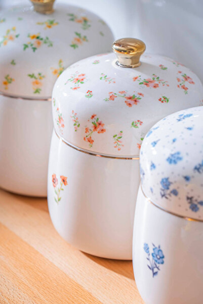 ACAR Tiana 3 Piece Porcelain Spice Rack Set