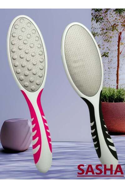 SASHA مبرد قدم من الفولاذ المقاوم للصدأ لإزالة الجلد الصلب - قطعتان (وجهان: و...