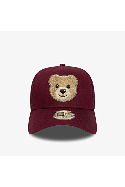 NEW ERA Boucle Bear Trucker Çocuk Bordo Şapka