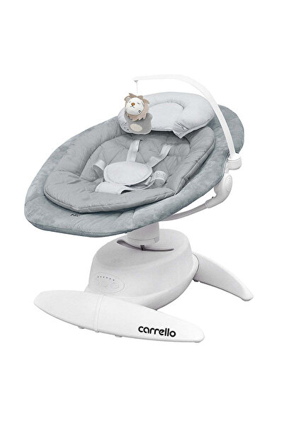 Carrello rotating electric swing 360 with melodies and adjustable recline - MIO Graphite Grey