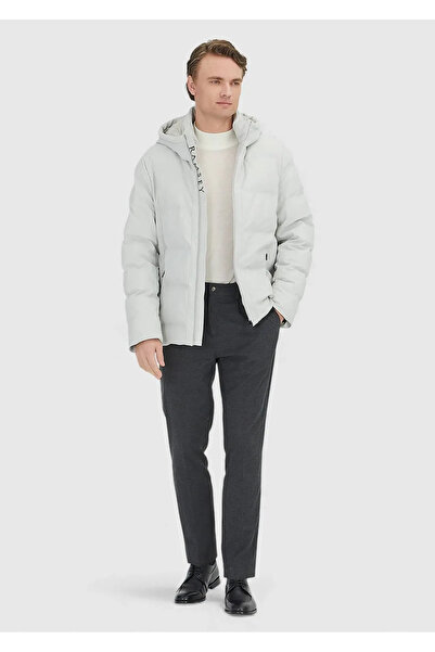 Ramsey Kum Regular Fit Hooded Casual Woven Coat