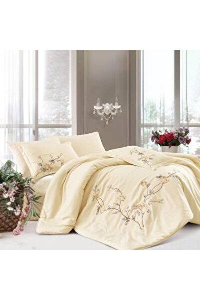 Pazar Home Bedding Double bedsheet set, 6 pieces, 260*240cm, embroidered, Bazaar Home Eveline -002
