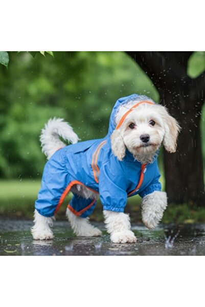 OEM Hooded raincoat for pets, with reflective tape, MDL-17A