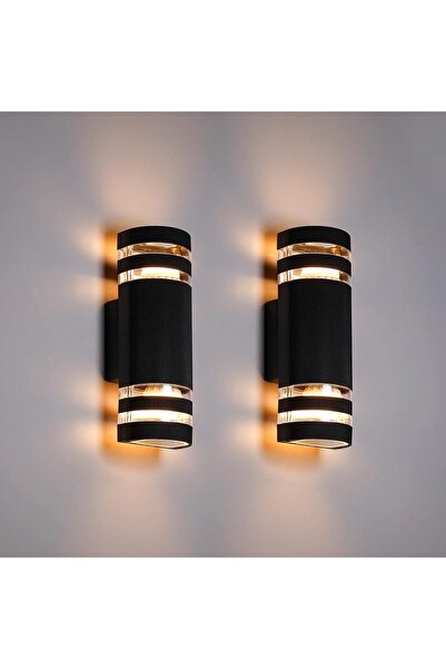 OEM 1pc Outdoor Wall Lamp, Semi-Cylinder Up and Down Wall Sconce, Modern Aluminum Outdoor Wall Light