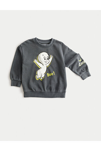 Marks & Spencer Pamuk Karışımlı Casper Sweatshirt (2–8 Yaş)