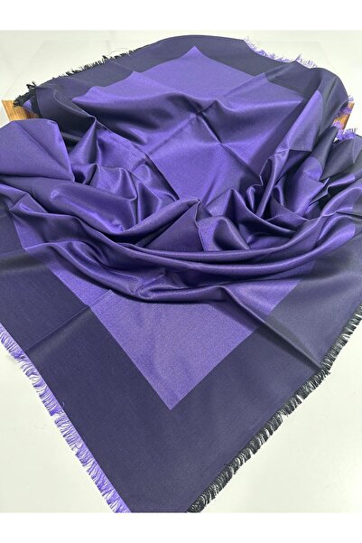 ARMANDA Cotton Silk Scarf - 3020 Purple Navy
