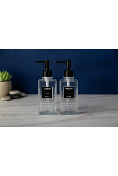 Rooc Home 2'li Set Cam Sıvı Sabunluk 350 ml