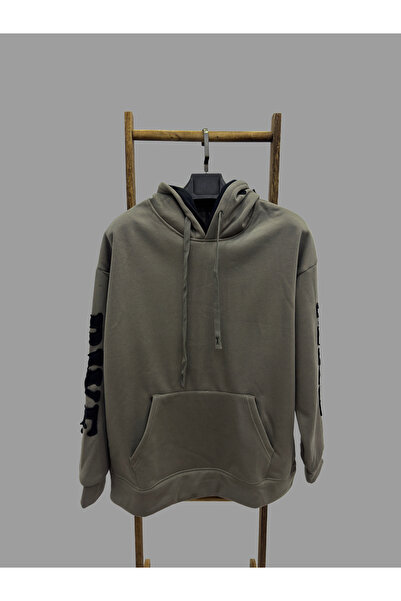 ALANAQA New unisex oversized cotton lined pullover hoodie