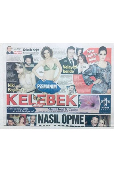 Gökçe Koleksiyon Hürriyet Gazetesi Kelebek Eki 25 Şubat 2009 - Zeynep Özkarde...