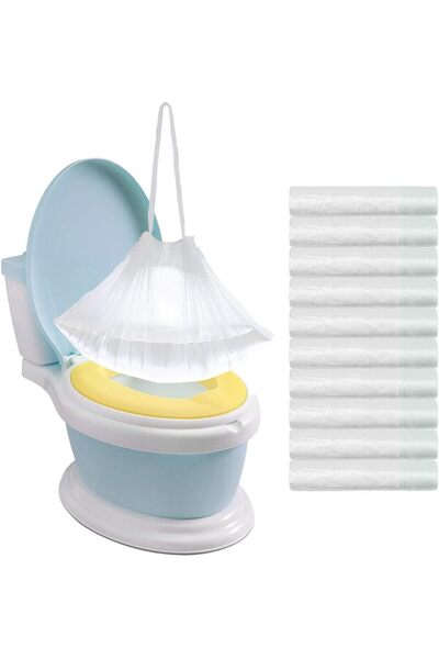 Generic Joiz Disposable Potty Seat Liners for Toddlers, 100 Count, S, Drawstring, Leakproof