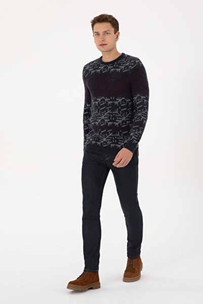 U.S. Polo Assn. Men's Light Navy Blue Sweater 50308237-Vr059