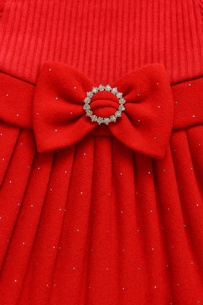 SETTY KOOP Girls Christmas Dress with Sparkle Details & Matching Bag- Holiday Outfit rochie Crăciun 4-14 ani