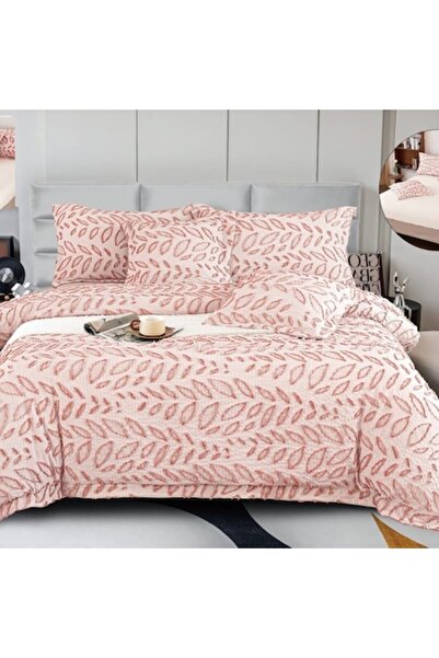 Casa de Vis Double bed linen set, satin cotton, 180 x 200 cm, 6 pieces, elast...