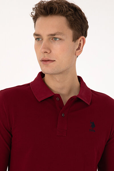 U.S. Polo Assn. Men's Burgundy Basic Sweatshirt 50307687-Vr014