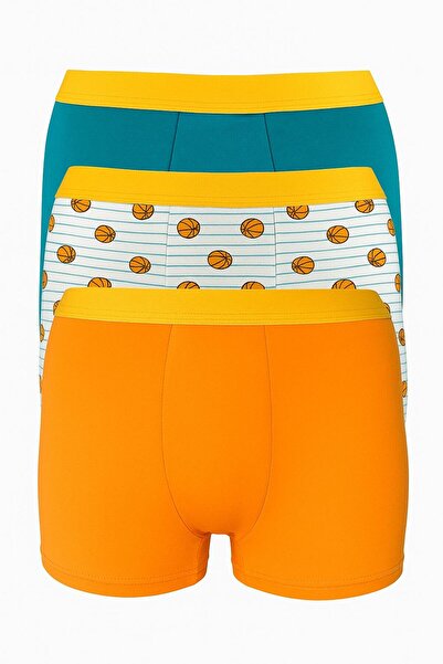 Sensu С принт от 3 боксерки за момчета с щампа на топката KIDSBXR1000