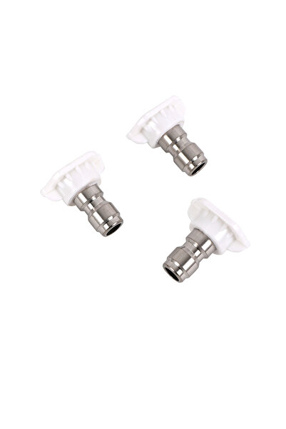 Lawazim Stainless Steel Wide Spray Nozzle 3pcs - Quick Connect Washer Tips