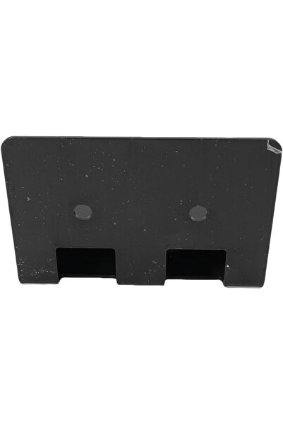 Slasa Acrylic Toothbrush Holder (17×12×8 cm) Wall Mounted Organizer, Black, Cable & Bathroom