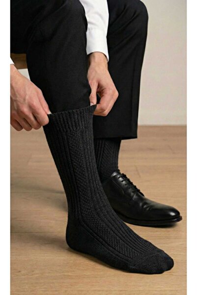 LAGRANZE Wool Prime Men's Jacquard Wool Socks