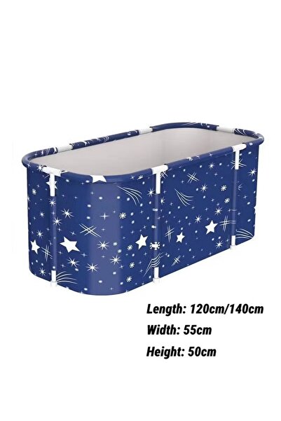 Generic Foldable Bathtub Extra Large Freestanding Soaking Bathing Tub SPA Tub for Hot Ice Bath