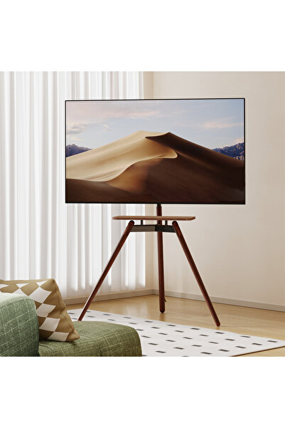 Zztcmp TV Stand,adjustable height and pitch angle,Fits 32-75 inch TV or Monitor,with storage panel(black)