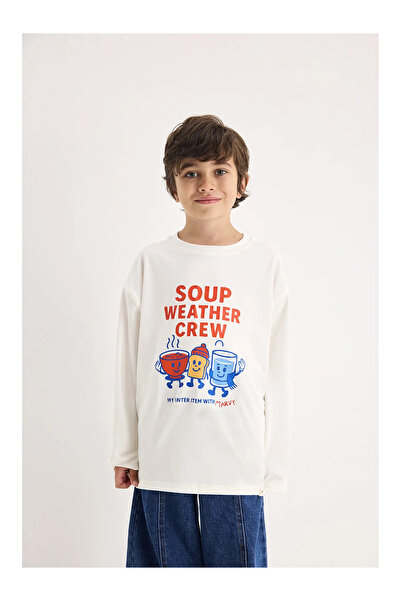 Marvy Winter Themed Printed Long Sleeve Tshirt