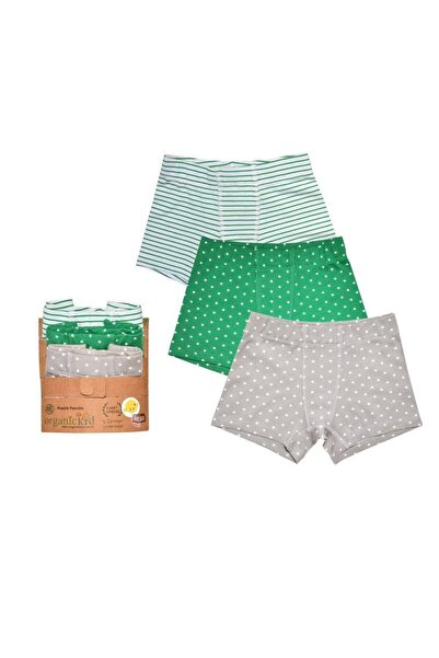 OrganicKid Star Cotton Erkek Çocuk İç Çamaşır Set 3'lü