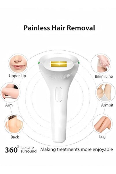 DOMEET Laser Hair Removal Device with Scraper, Sunglasses, for Women, IPL for Armpits, Legs, Arms, Facial