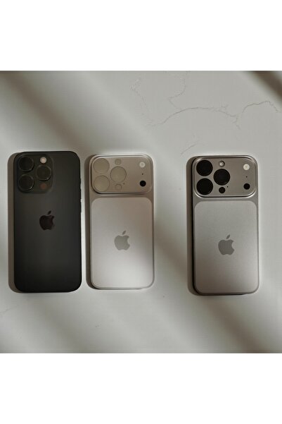 Gtech CROSS-DRESSING foil, for transforming Apple iPhone 15 Pro into iPhone 17 Pro, Silver