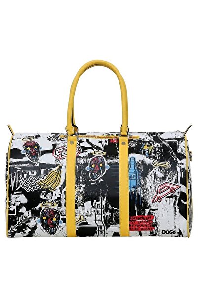 Dogo Women's Vegan Leather Multi-Colored Travel Bag - Achso Design