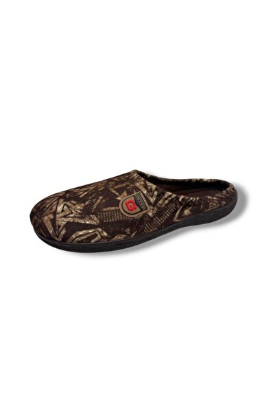 GEZER 15903-26 Piece Patterned Temal Men's Home Slippers