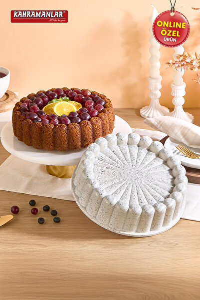 Kahramanlar Robin white cast cake & tart mold