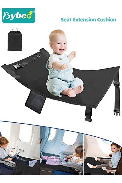 BYBEO سرير طائرة للأطفال الصغار، موسع طائرة للأطفال، سرير سفر محمول للأطفال ا...