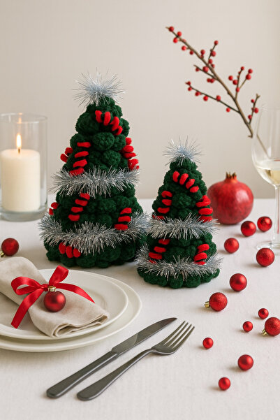 ESA AKSESUAR شجرة عيد الميلاد - شجرة طاولة عيد الميلاد - شجرة عيد الميلاد الص...