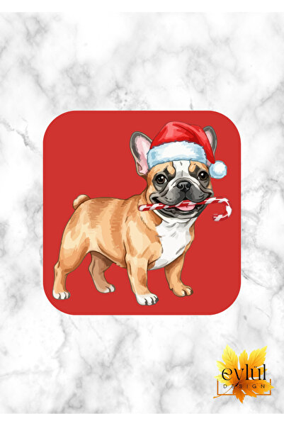 Eylül Design New Year Themed Fun Special Design Printed Mdf Square Coaster New Year Gift