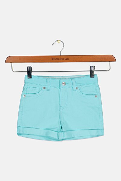 Levi's Kids Girl Solid Shorts, Turquoise