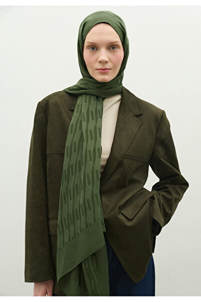 Freshscarfs Nara Cotton Flower Jacquard Shawl Leaf