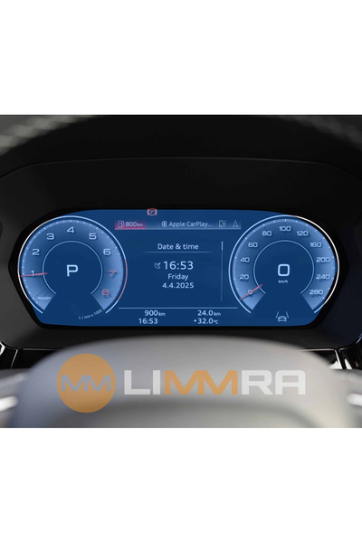 Limmra واقي شاشة نانو للوحة العدادات لسيارة أودي A3 مقاس 12.3 بوصة