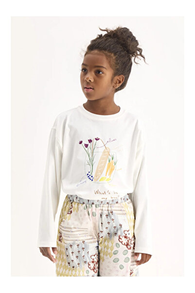 Marvy Shopping Bag Printed Long Sleeve Tshirt