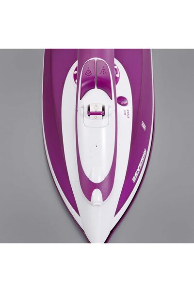 Severin BA 3243 Steam Dry Iron with Variable Thermostat, 2400 W, White-Purple