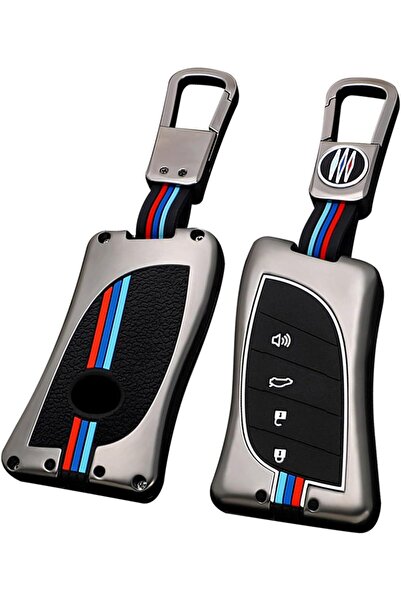 KASTWAVE غطاء مفتاح لكزس - هيكل معدني وحافظة حماية ناعمة من السيليكون (مناسب ...