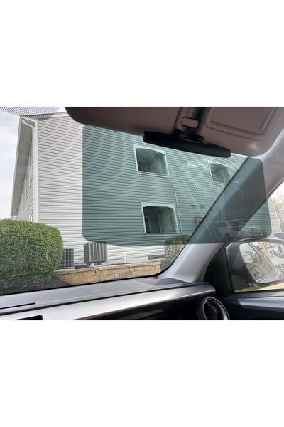 NALACAL واقي شمس عالي الدقة، موسع مظلة السيارة (أسود شفاف)