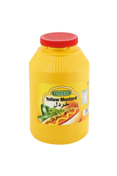 YABANEEZ YELLOW MUSTARD "FRESHLY" (CARTOON OF 4 PACKS)