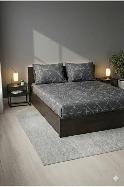 Home Double Striped Elastic Sheet Set